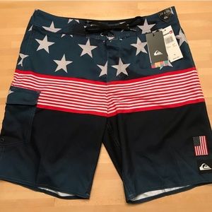 Quiksilver American Flag Board Shorts